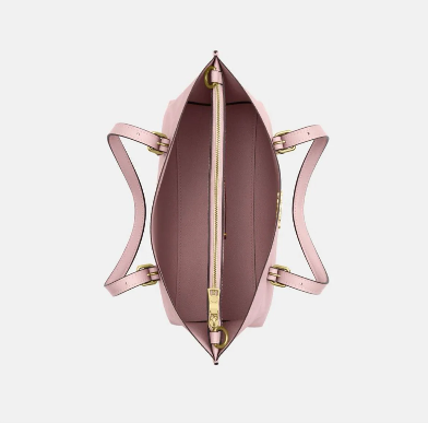 Coach Mollie Tote Bag 25 In Signature Canvas Pink