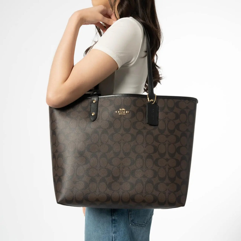 Coach Reversible City Tote Handbag