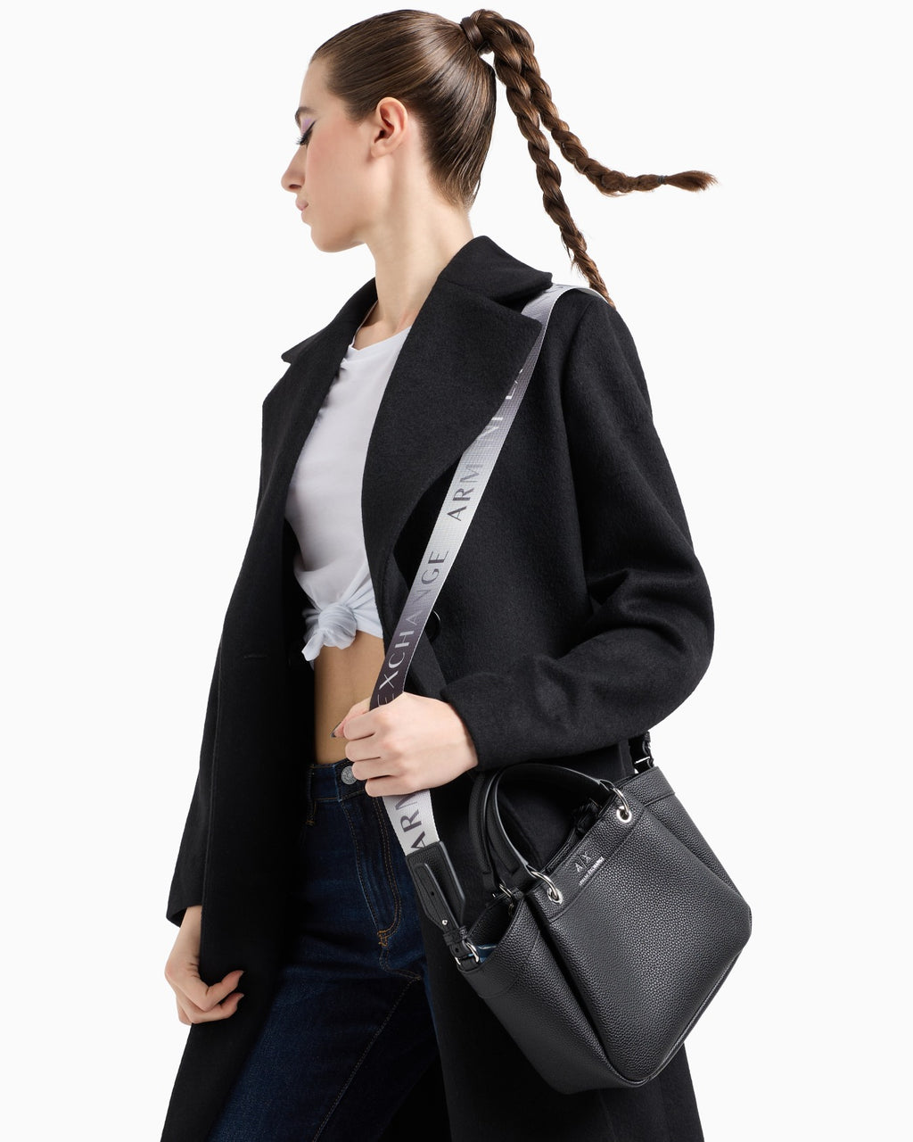 Armani Exchange Small Handbag With Degrade Shoulder Strap