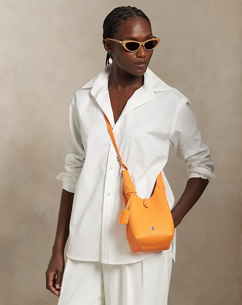 Ralph Lauren Polo Play Small Leather Tote & Crossbody