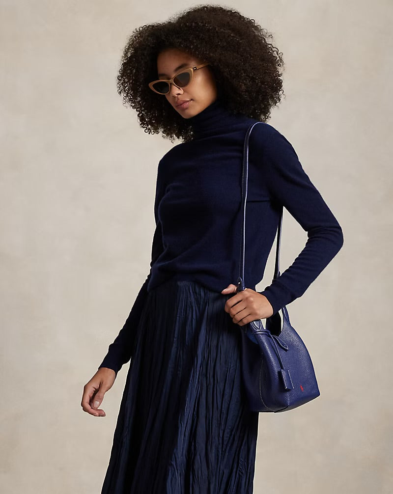 Ralph Lauren Polo Play Small Leather Tote & Crossbody