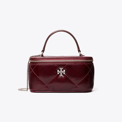 Tory Burch Kira Diamond Quilt Distressed Vanity Case