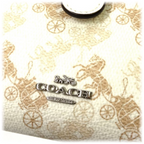 Coach Medium Corner Zip Wallet With Horse And Carriage Print