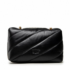Pinko Love Bag Puff Versify Pins – black