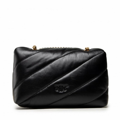 Pinko Love Bag Puff Versify Pins – black