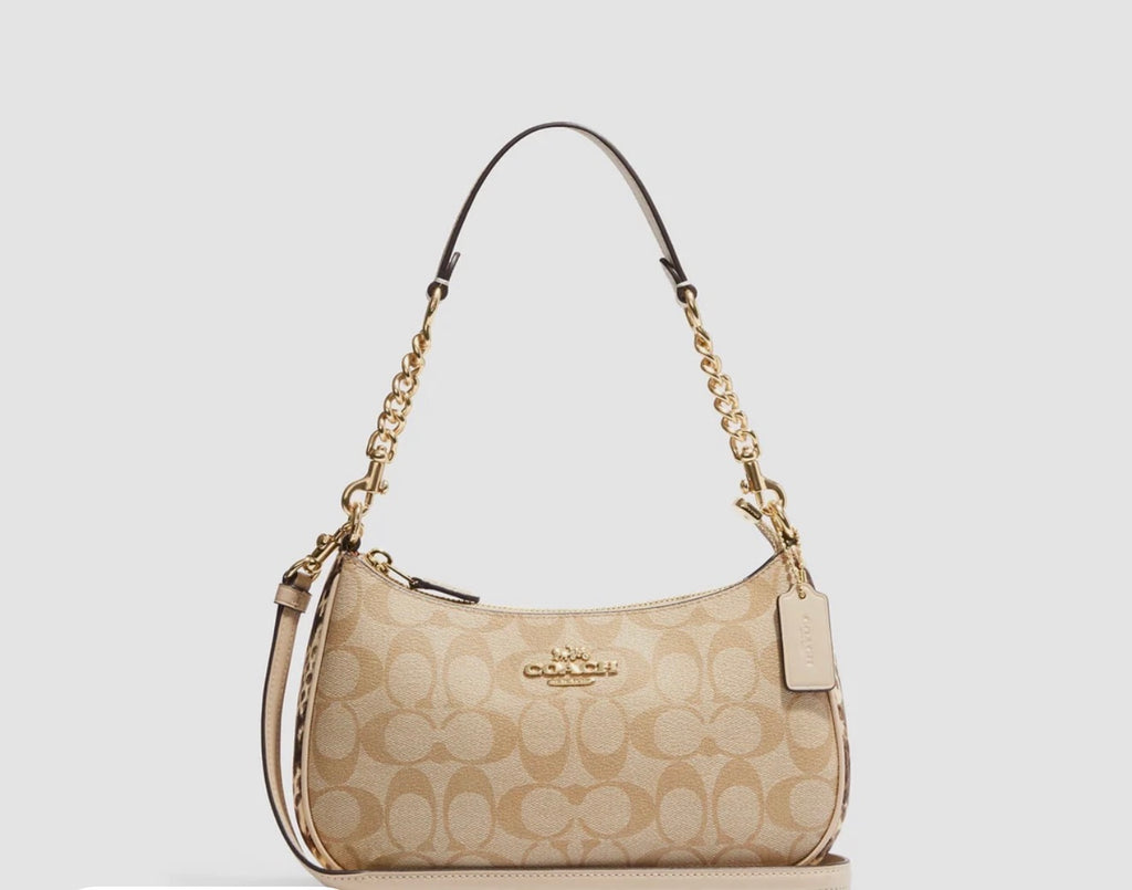 Coach Teri Shoulder Bag In Signature Canvas
