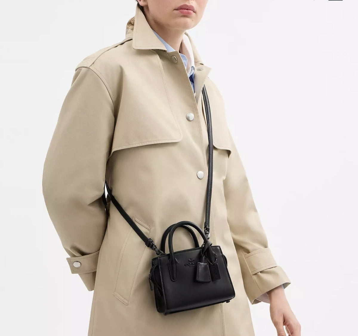 Coach Andrea Mini Carryall in Black