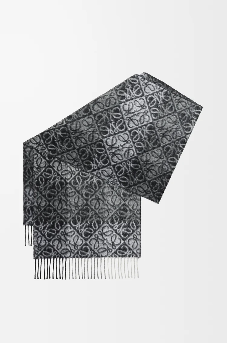 Loewe Anagram scarf in wool and cashmere