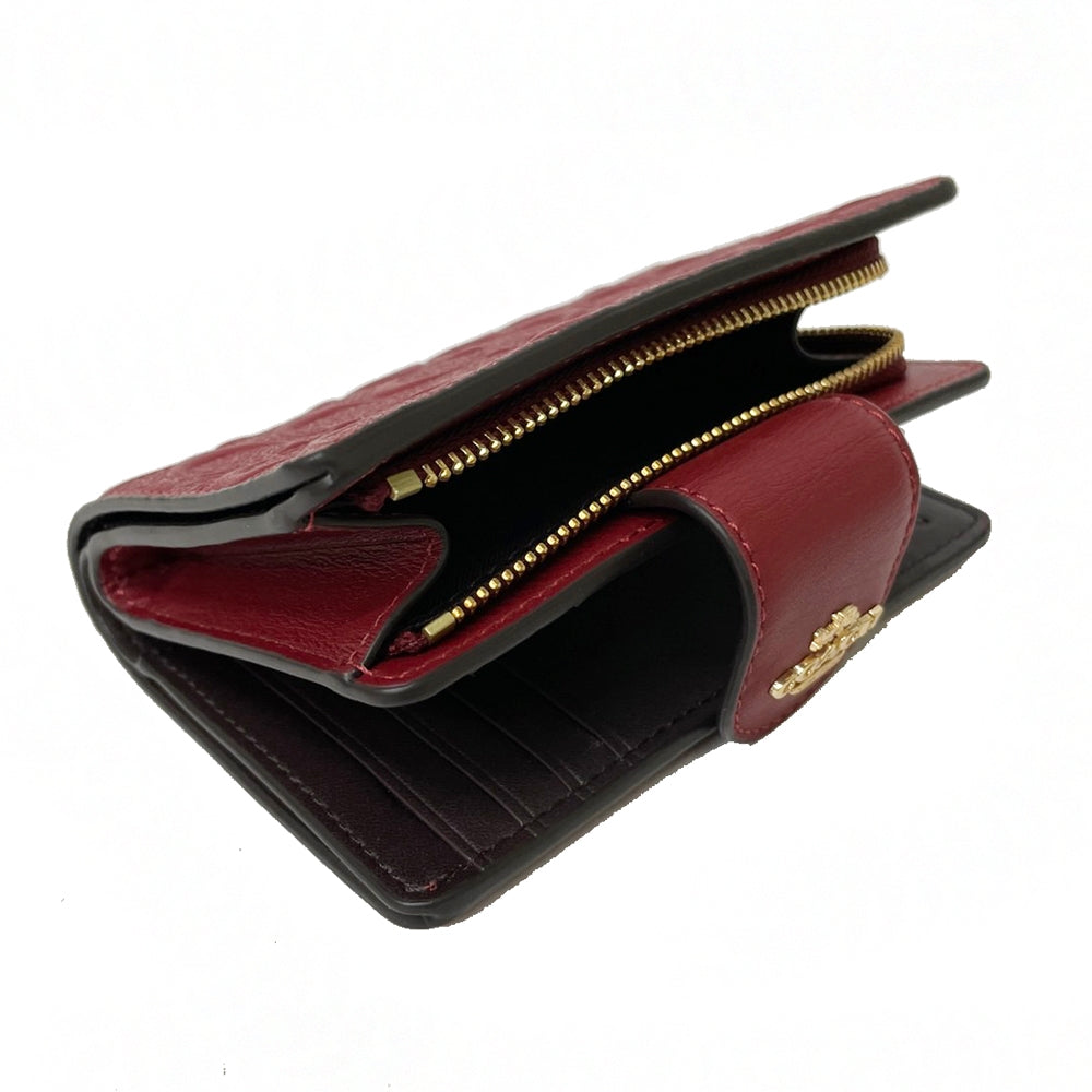 Coach Women's Medium Corner Zip Wallet In Signature Leather