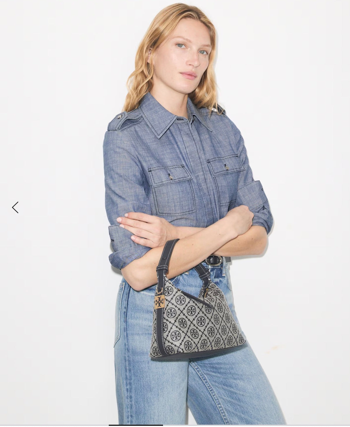 Tory Burch T Monogram Mellow Shoulder Bag