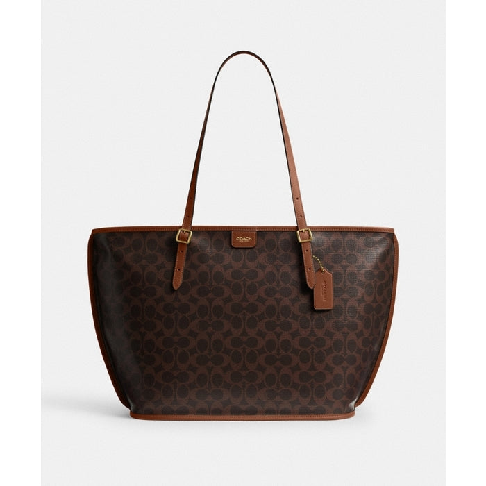 Coach Taxi Classic Signature Canvas Tote Bag