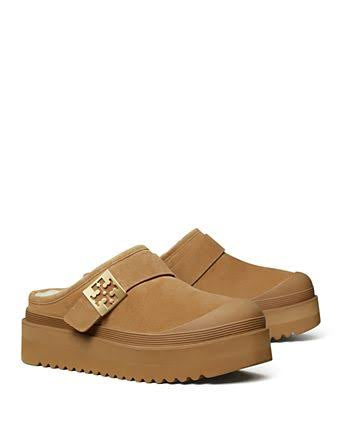Tory Burch Mellow Shearling Platform Mule