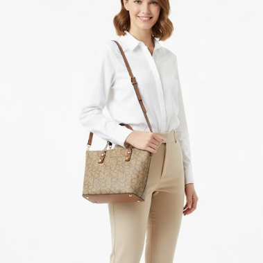 Calvin Klein Women's Small Handbag - Beige