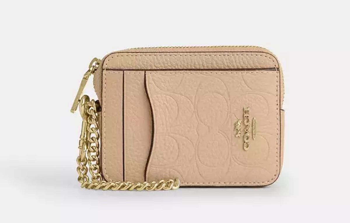 Coach Zip Card Case