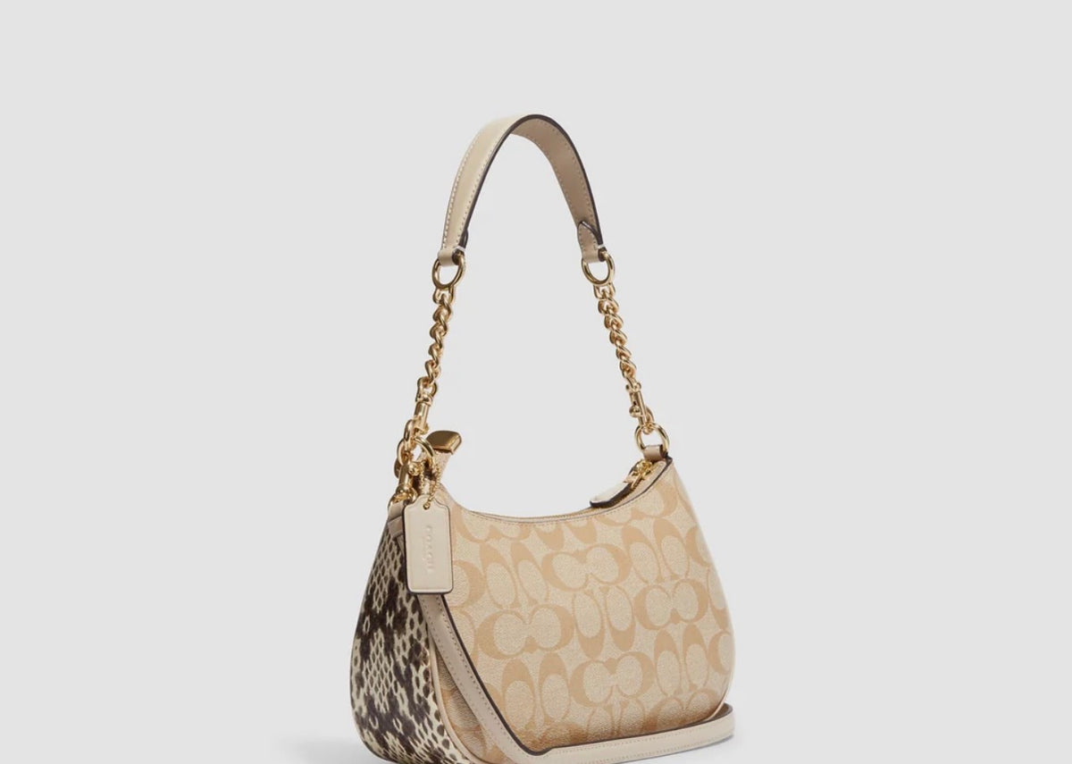 Coach Teri Shoulder Bag In Signature Canvas