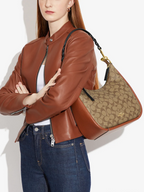 Coach Jules Hobo In Signature Canvas