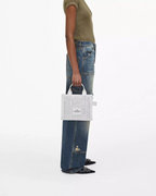Marc Jacobs The Crystal Canvas Small Tote Bag white crystal