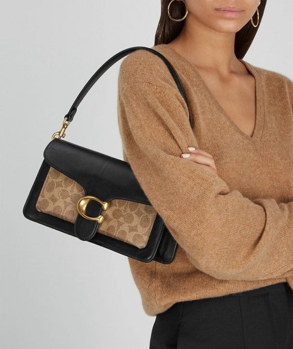 Coach Tabby Shoulder Bag 26 With Signature Canvas