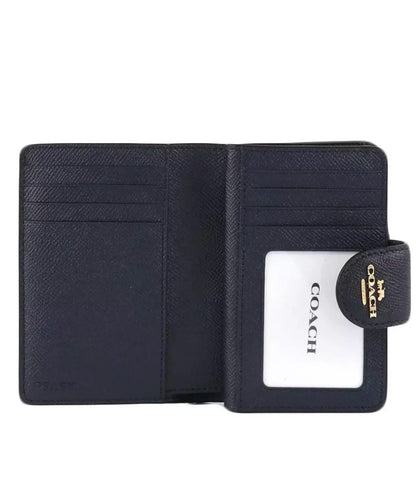 Coach Medium Corner Zip Wallet - Navy