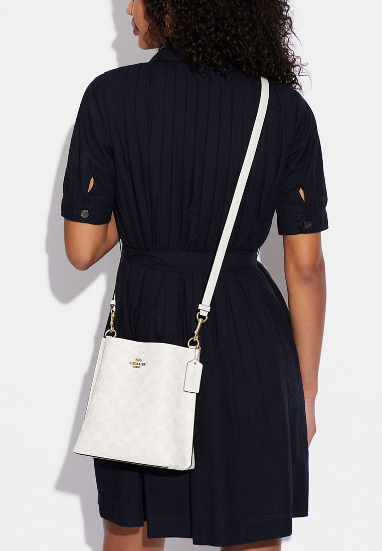 Coach Mollie Bucket Bag 22 In Signature Canvas