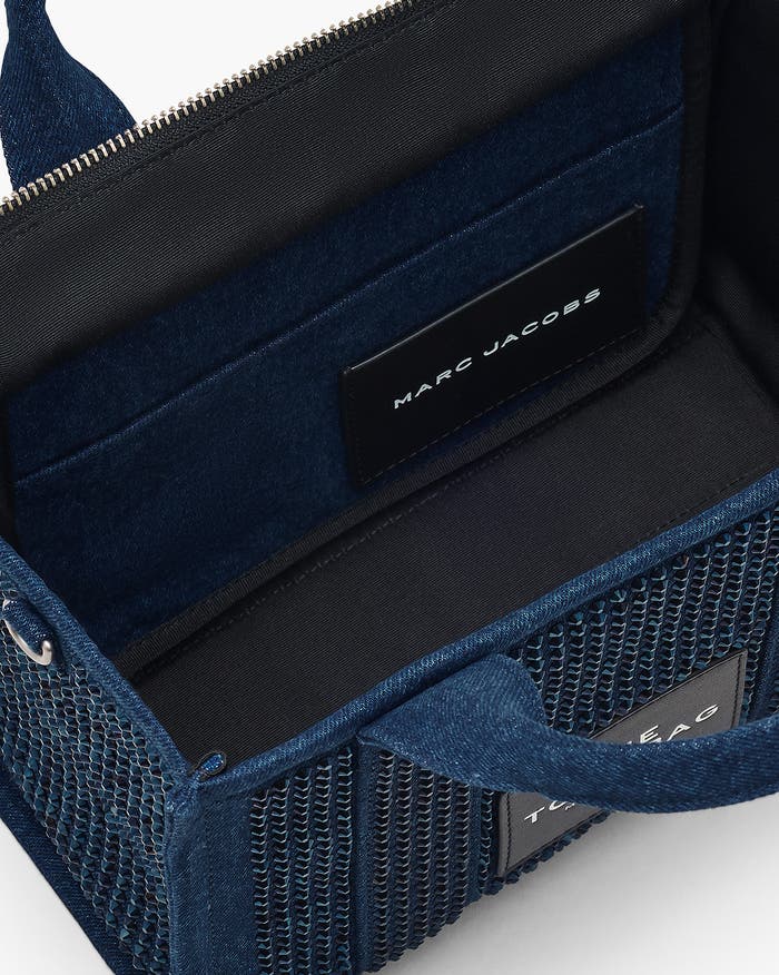 MARC JACOBS
The Crystal Denim Tote Bag - Small
