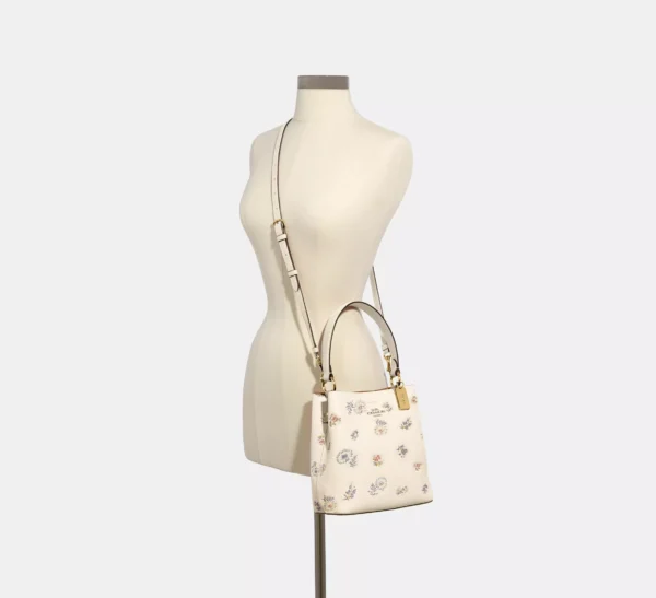 Coach Town Bucket Bag With Dandelion Floral Print