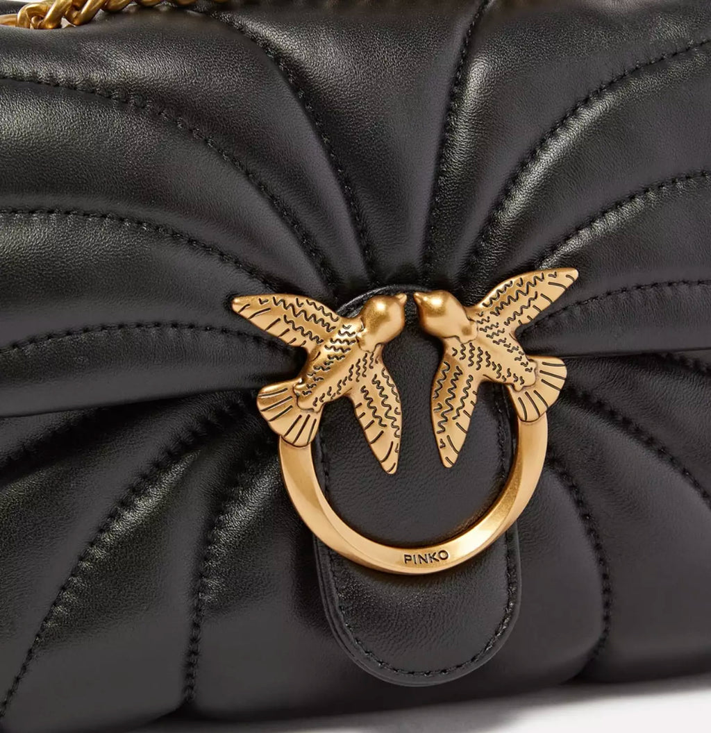 Pinko Love Bag Puff Butterfly mini nappa leather crossbody bag