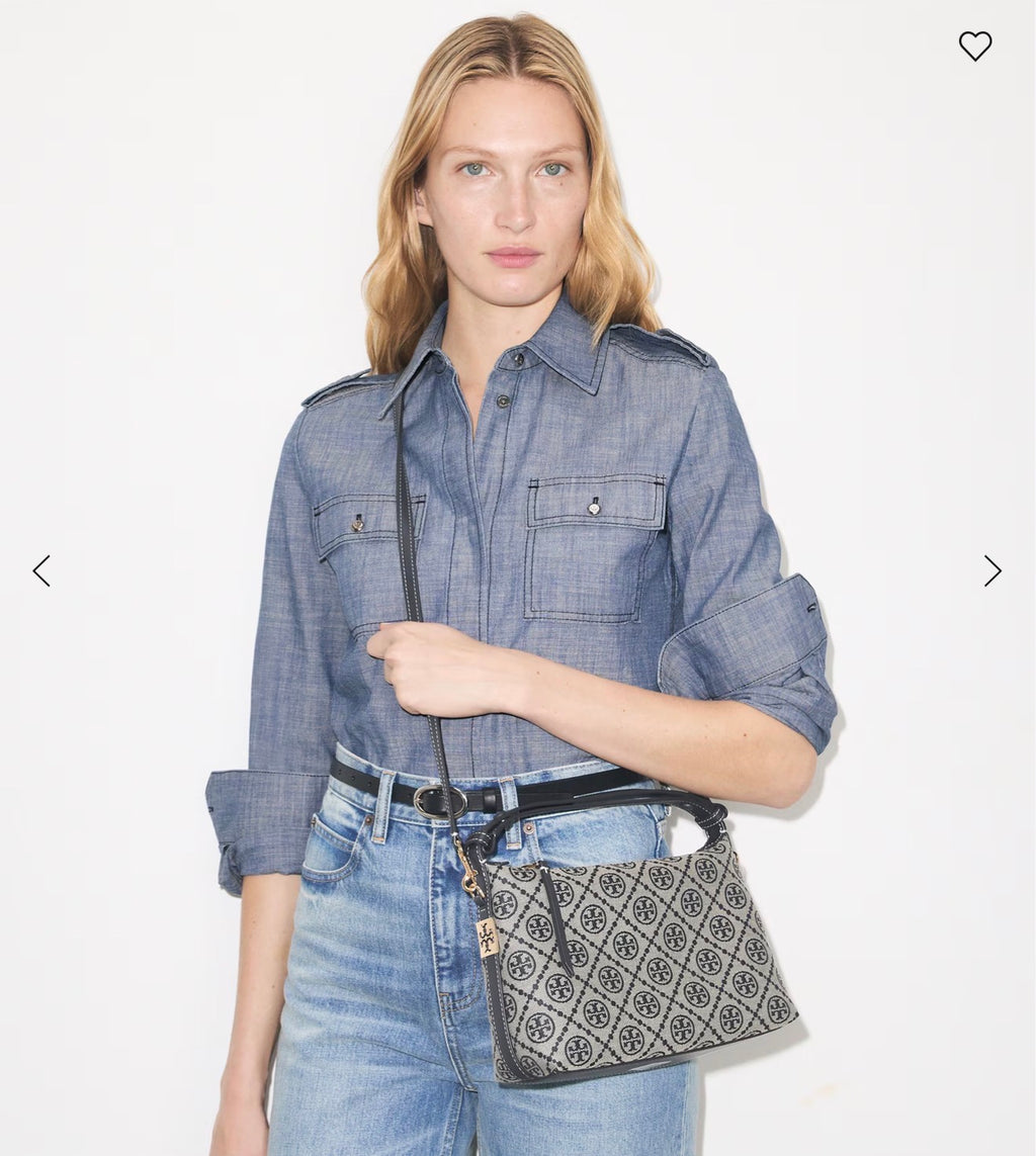 Tory Burch T Monogram Mellow Shoulder Bag