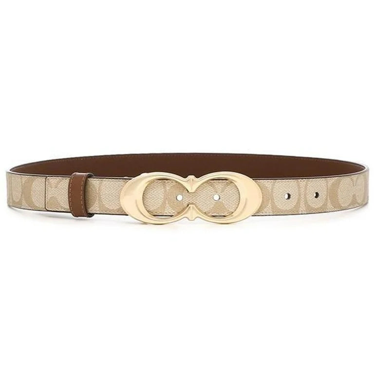 Coach Women's Signature Classic Buckle Belt, 25 Mm, Medium, Waist 32"-36"