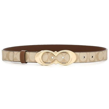 Coach Women's Signature Classic Buckle Belt, 25 Mm, Medium, Waist 32"-36"