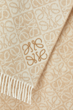 Loewe Anagram scarf in wool and cashmere
