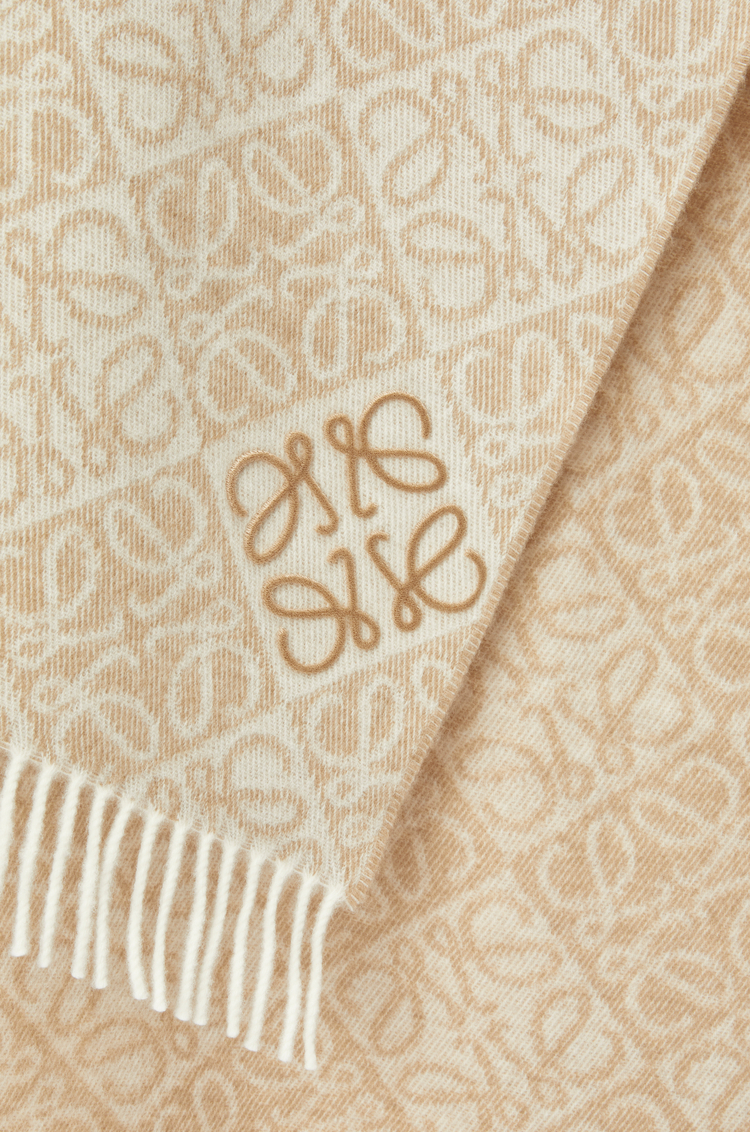 Loewe Anagram scarf in wool and cashmere