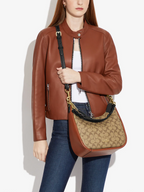 Coach Jules Hobo In Signature Canvas