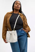 Coach Rowan Bucket Bag In Signature Canvas Chalk White