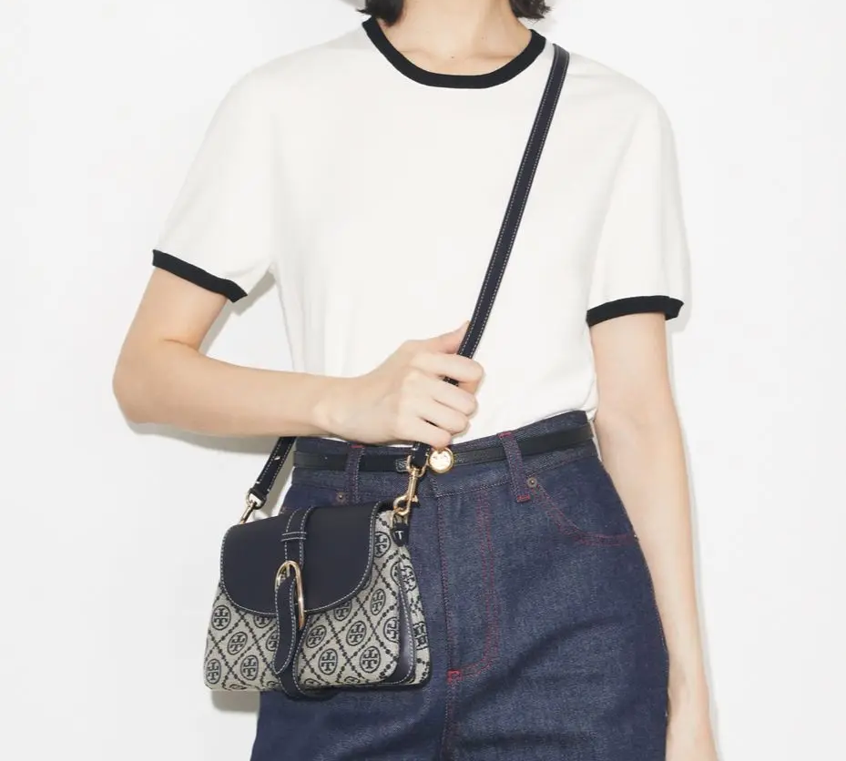 Tory Burch Monogram Soft Small Shoulder Bag