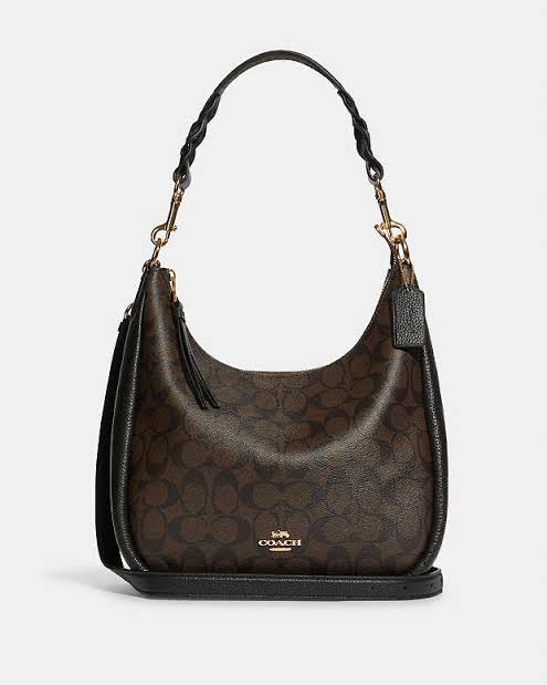 Coach Jules Hobo In Signature Canvas B2G1