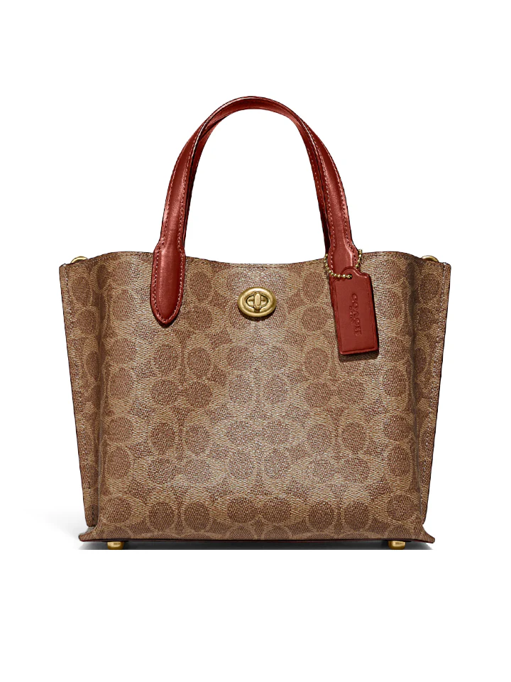 Coach Willow 24 Tote Bag in Leather