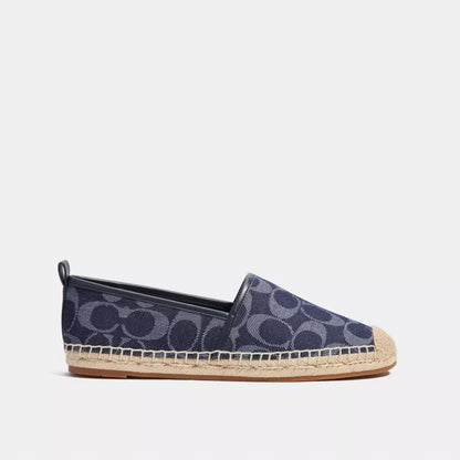 Coach Codi Espadrille In Signature Denim