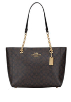 Coach Marlie Tote In Signature Canvas