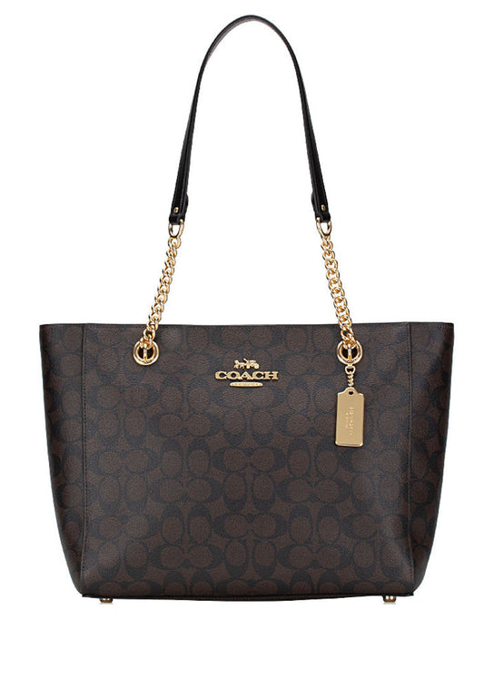 Coach Marlie Tote In Signature Canvas