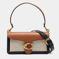 Coach Tri Color Signature Canvas and Leather Tabby 26 Shoulder Bag
