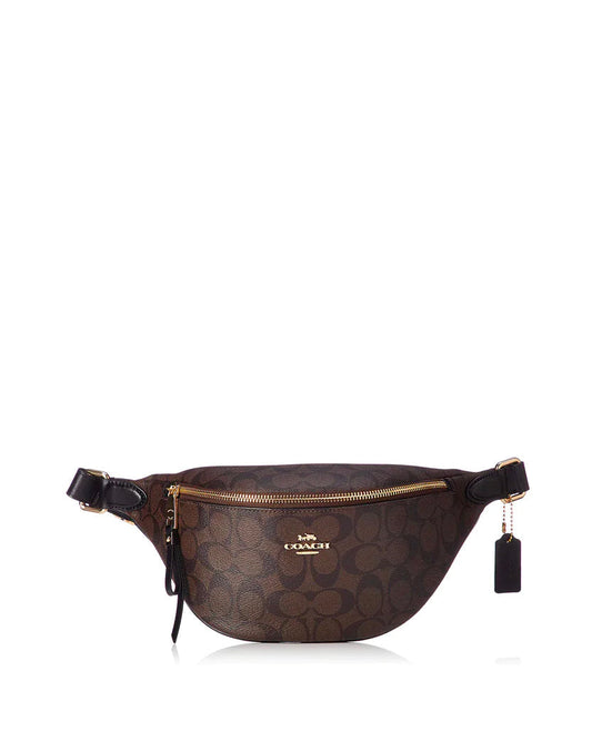 Coach Signature waist Bag Fanny Pack Brown