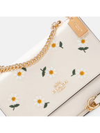 Coach Klare Crossbody With Daisy Embroidery - Gold/Chalk Multi