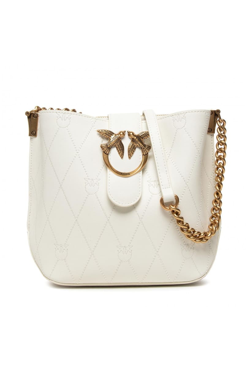 PINKO Love Bucket Bag Wave Logo