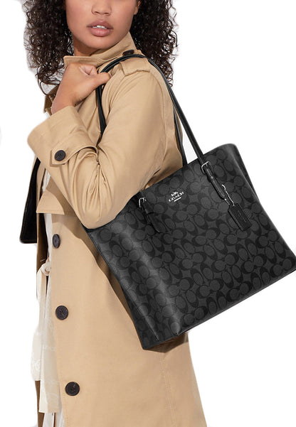 Coach Mollie Tote In Signature Canvas