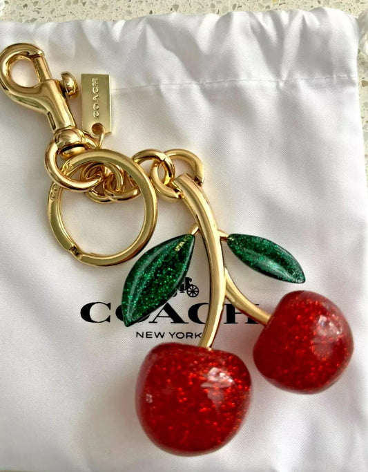 Coach Cherry Bag Charm