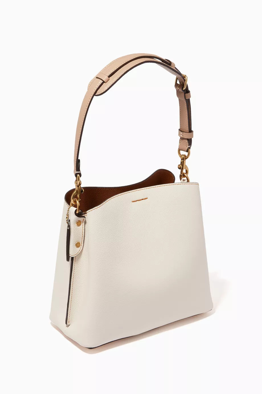 Coach Willow Bucket Bag in Colour-block Leather