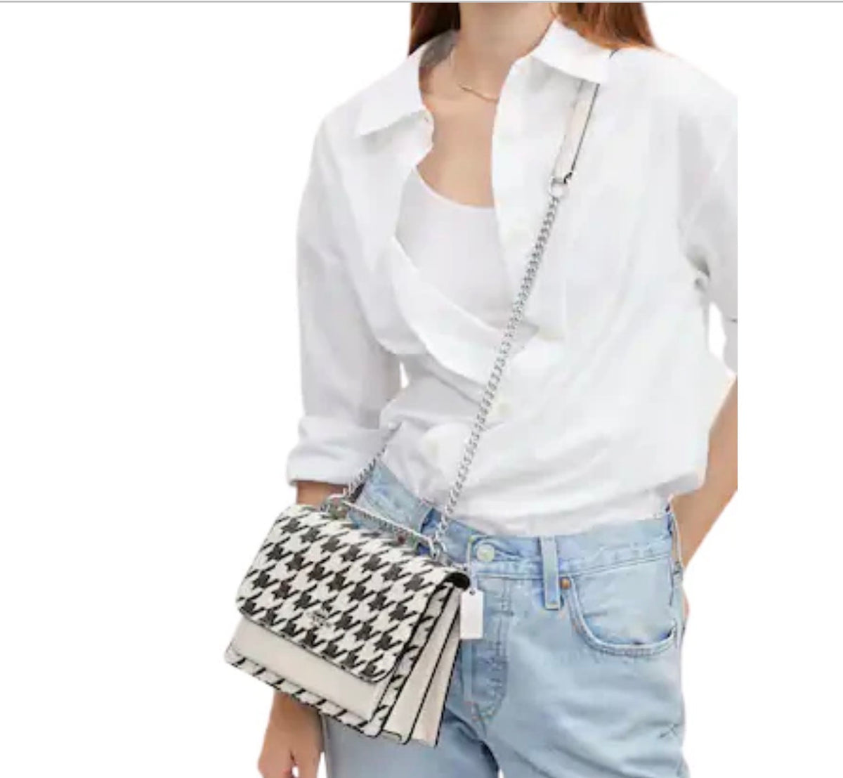 Coach
Klare Crossbody With Houndstooth Print