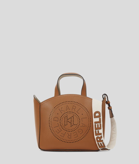 Karl Lagerfeld - K/Circle Perforated Small Tote Bag