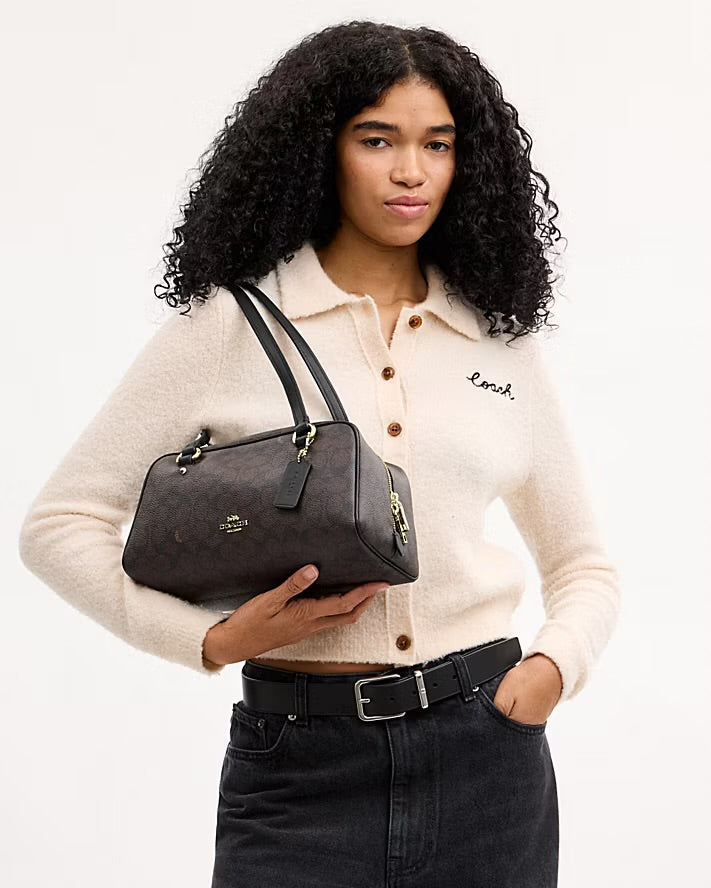 Coach Sydney Shoulder Bag in Signature Canvas